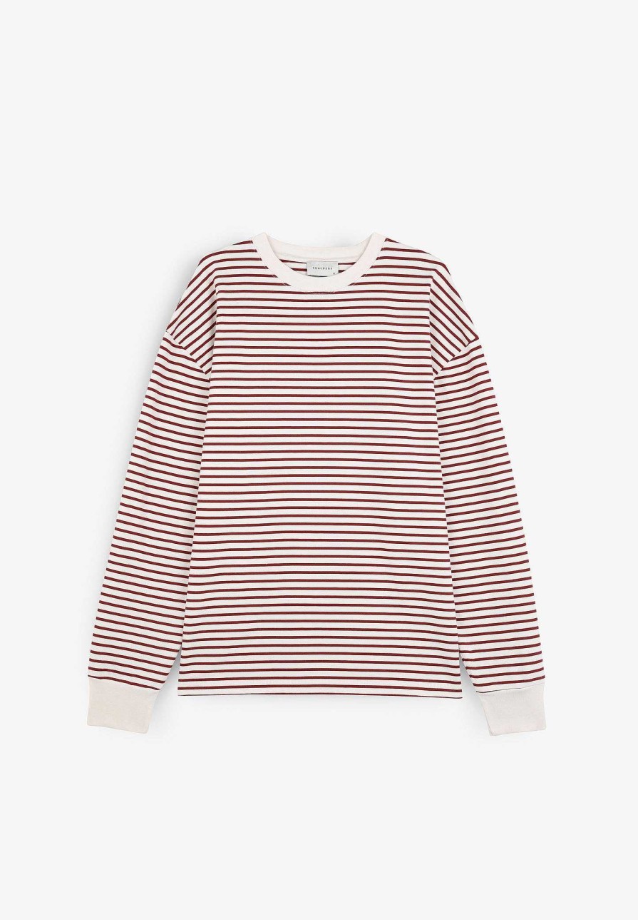 Scalpers Striped Long Sleeve T-Shirt | Sweatshirts