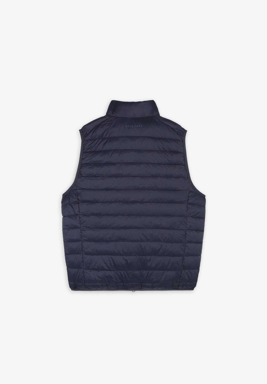 Scalpers Skull Padded Vest | Padded