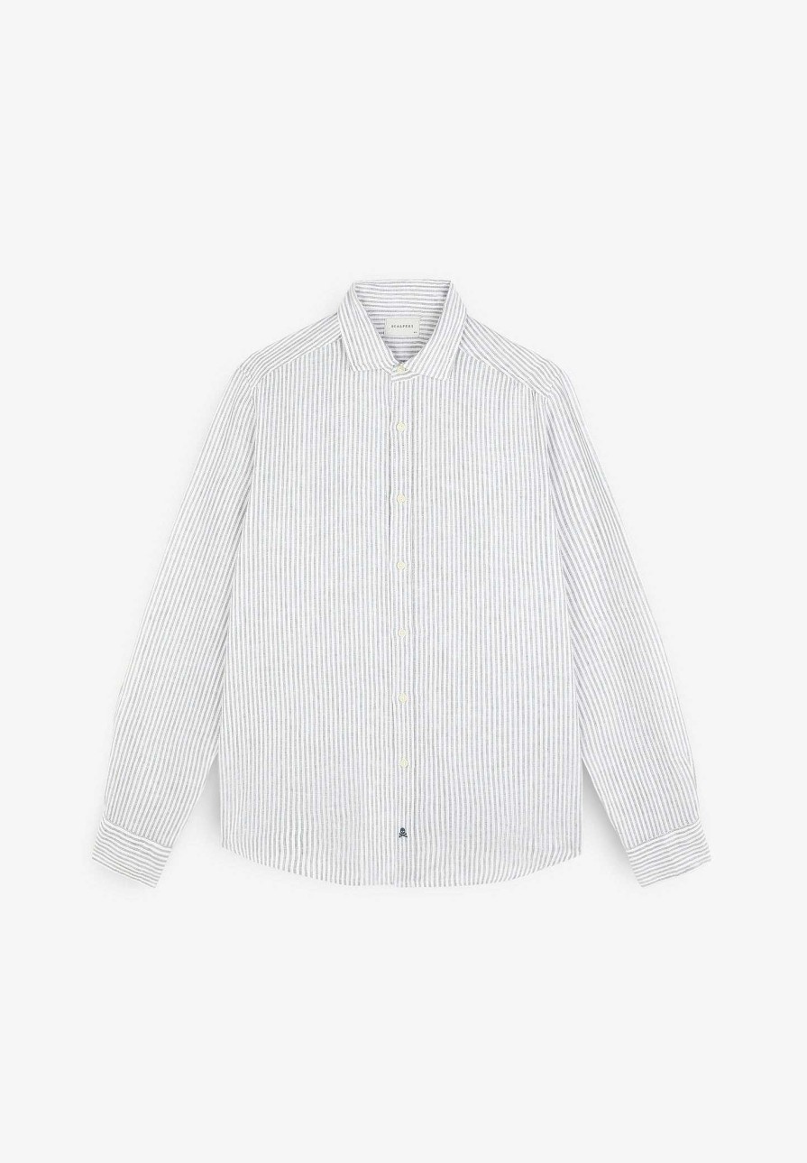 Scalpers Striped Linen Shirt | Casual