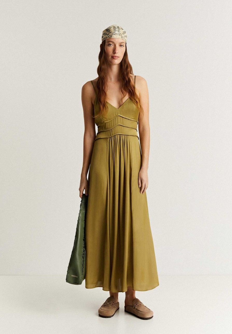 Scalpers Gathered Slip Dress | Dresses