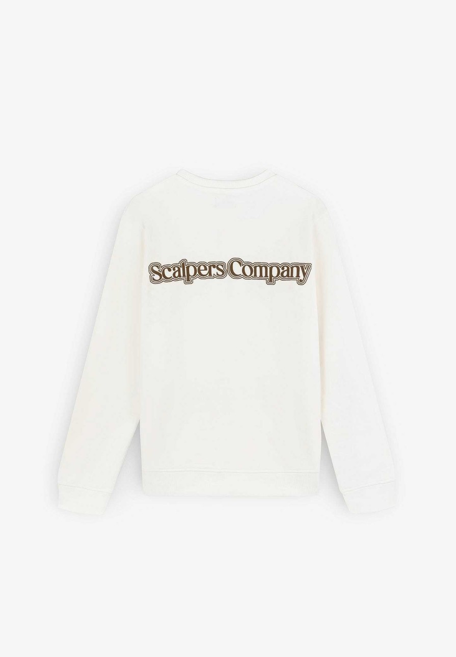 Scalpers Flocking Print Sweatshirt | Sweatshirts