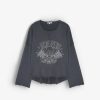 Scalpers Frayed Trim Sweatshirt | Sweatshirts