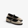 Scalpers Linen Slippers Contrast Details | Flat Shoes