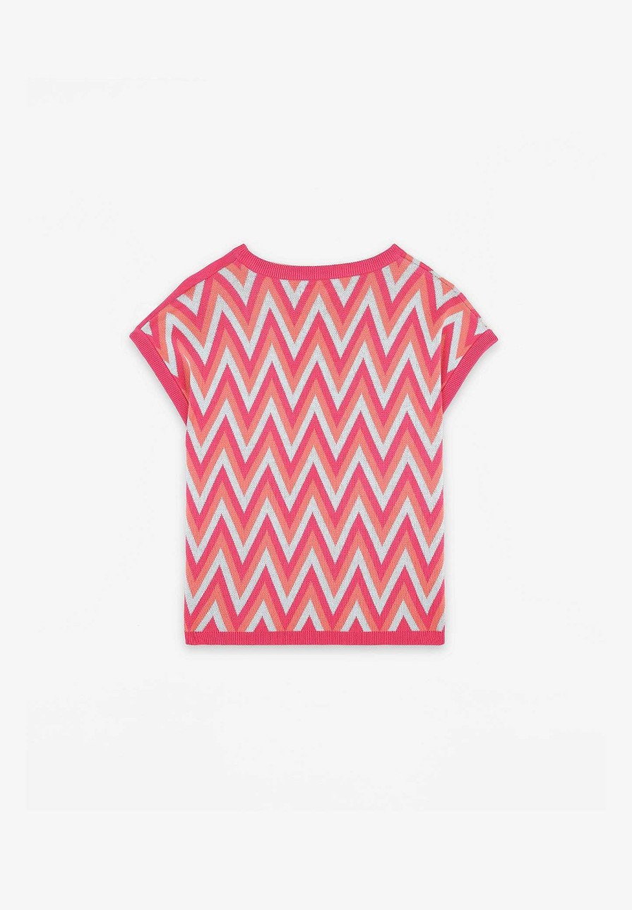 Scalpers Zig Zag Sweater | Spot