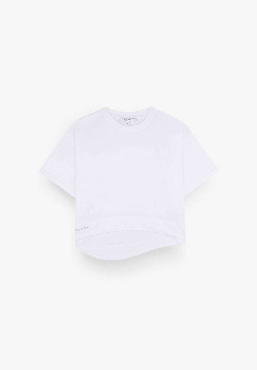 Scalpers Asymmetric Hem T-Shirt | T-Shirts And Tops