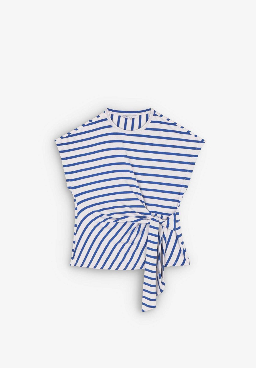 Scalpers Striped Knot T-Shirt | T-Shirts And Tops