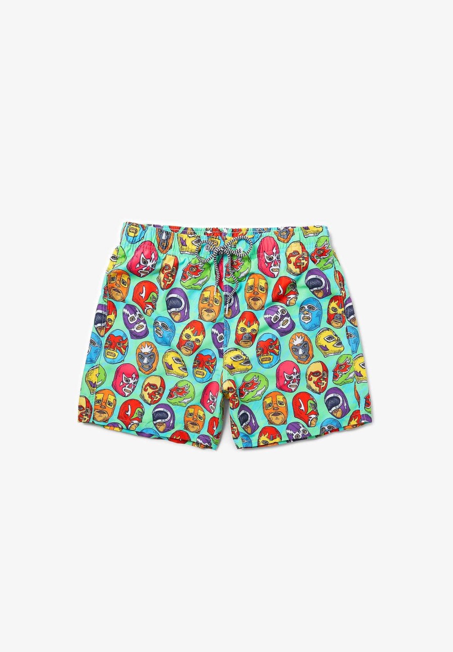 Scalpers Boardies | Mexican Masks Swimsuit | Swimsuits