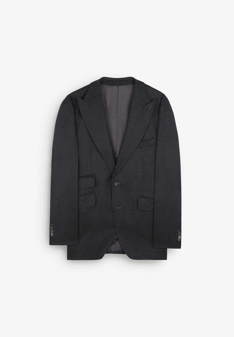 Scalpers Premium Gray Wool Suit | Suits