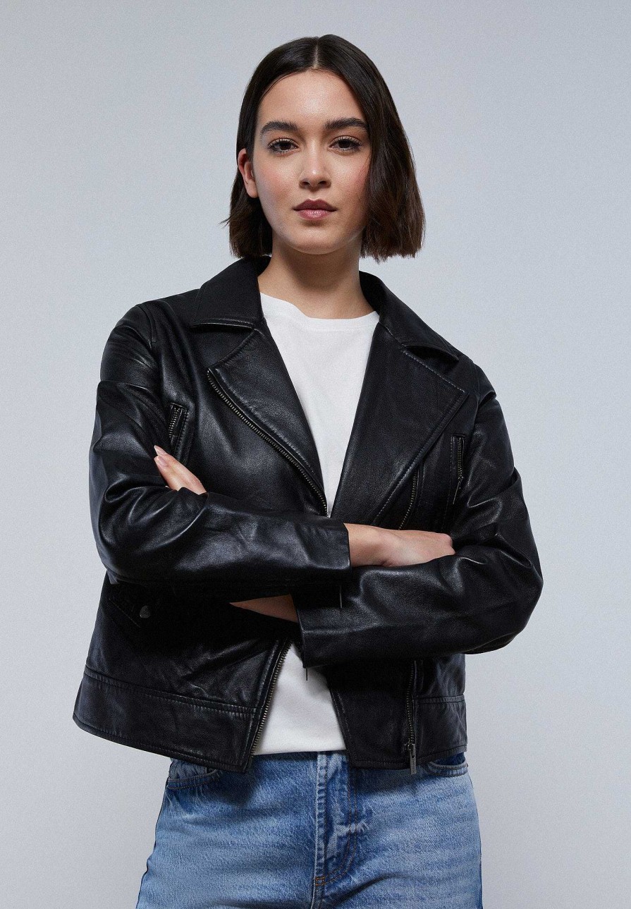 Scalpers Leather Biker Jacket | Jackets And Trench