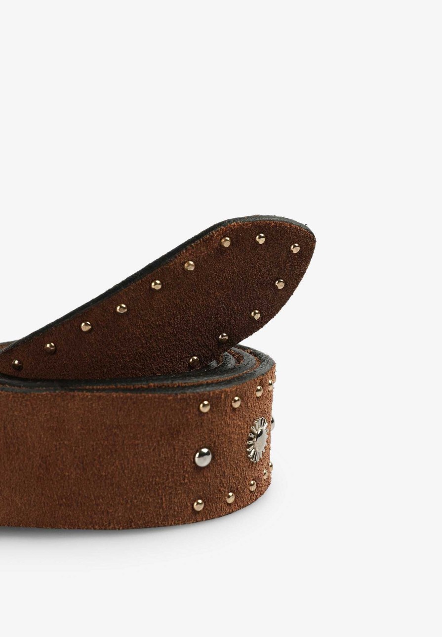 Scalpers Suede Studs Belt | Belts