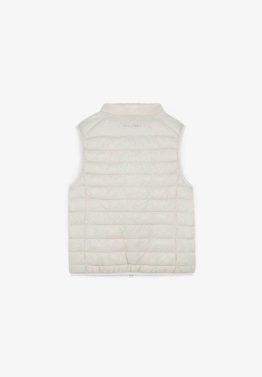 Scalpers Skull Padded Vest | Jackets And Trench