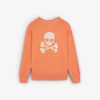 Scalpers Lurex Back Contrast Skull Sweater | Spot