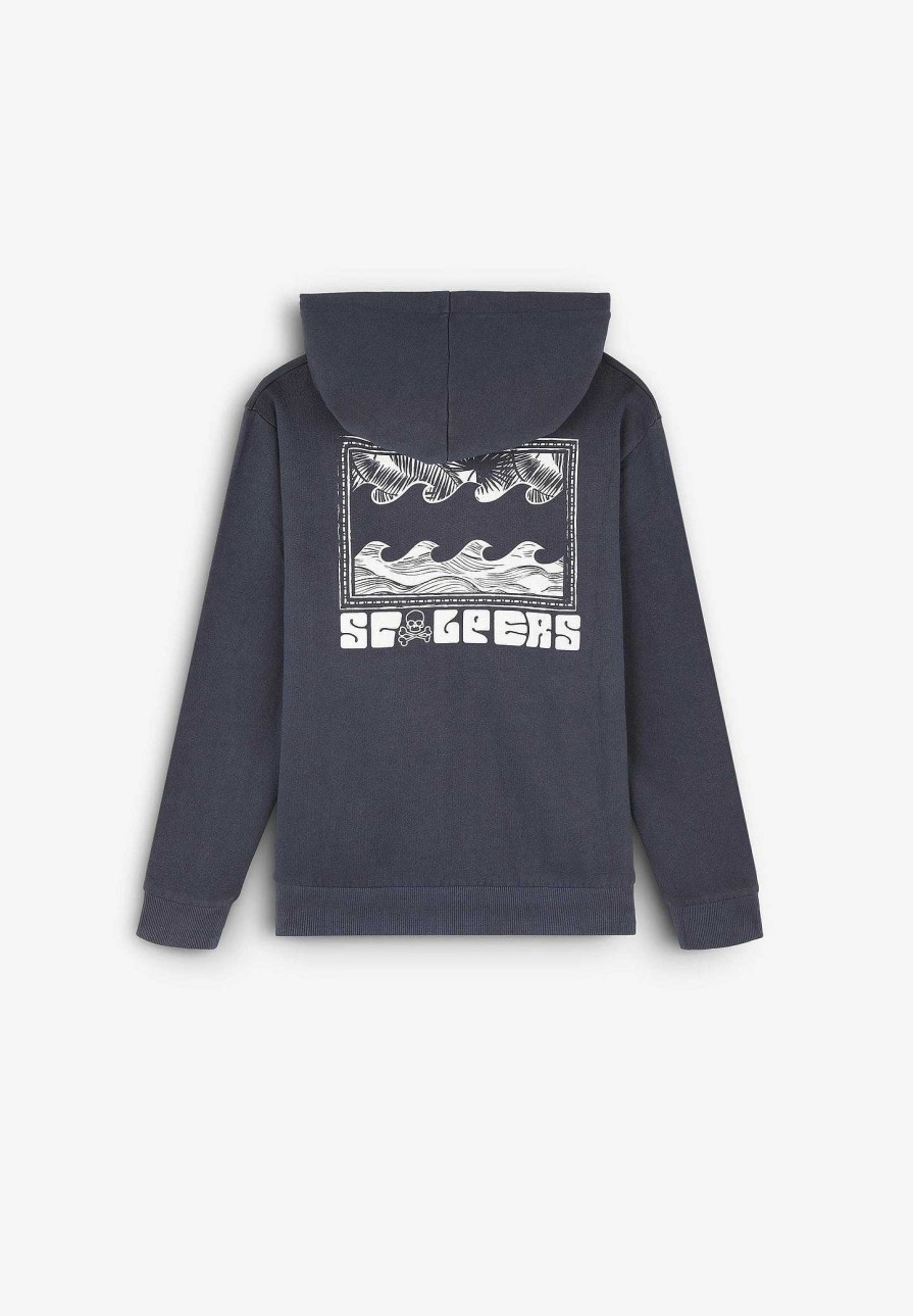 Scalpers Zipper Hooded Sweatshirt | Sweatshirts