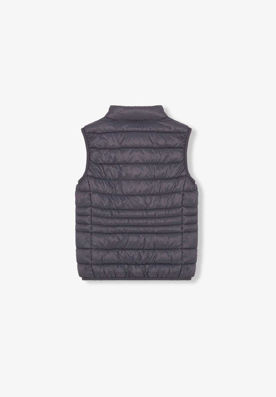 Scalpers Skull Padded Vest | Jackets And Vests