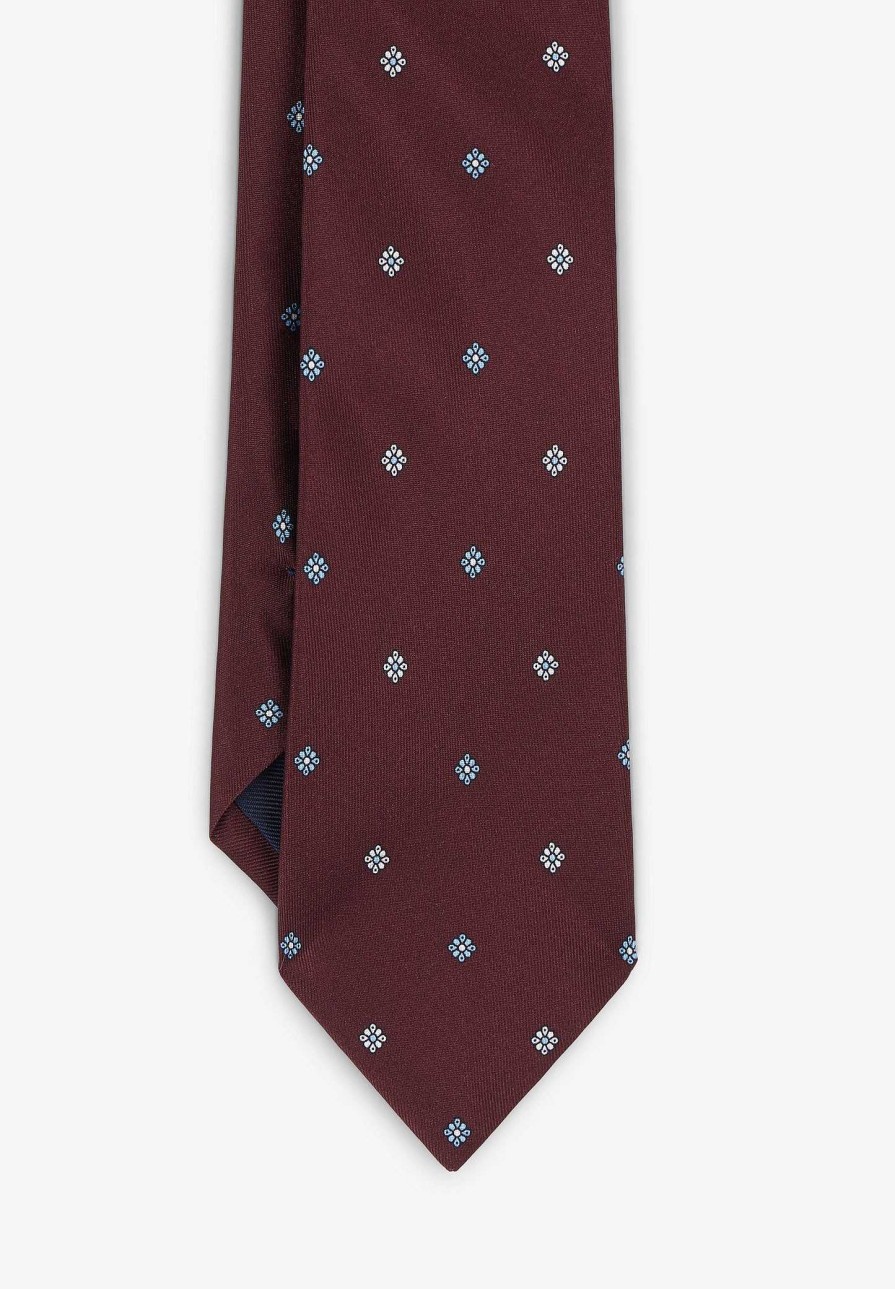 Scalpers Tie With Flower Detail | Ties