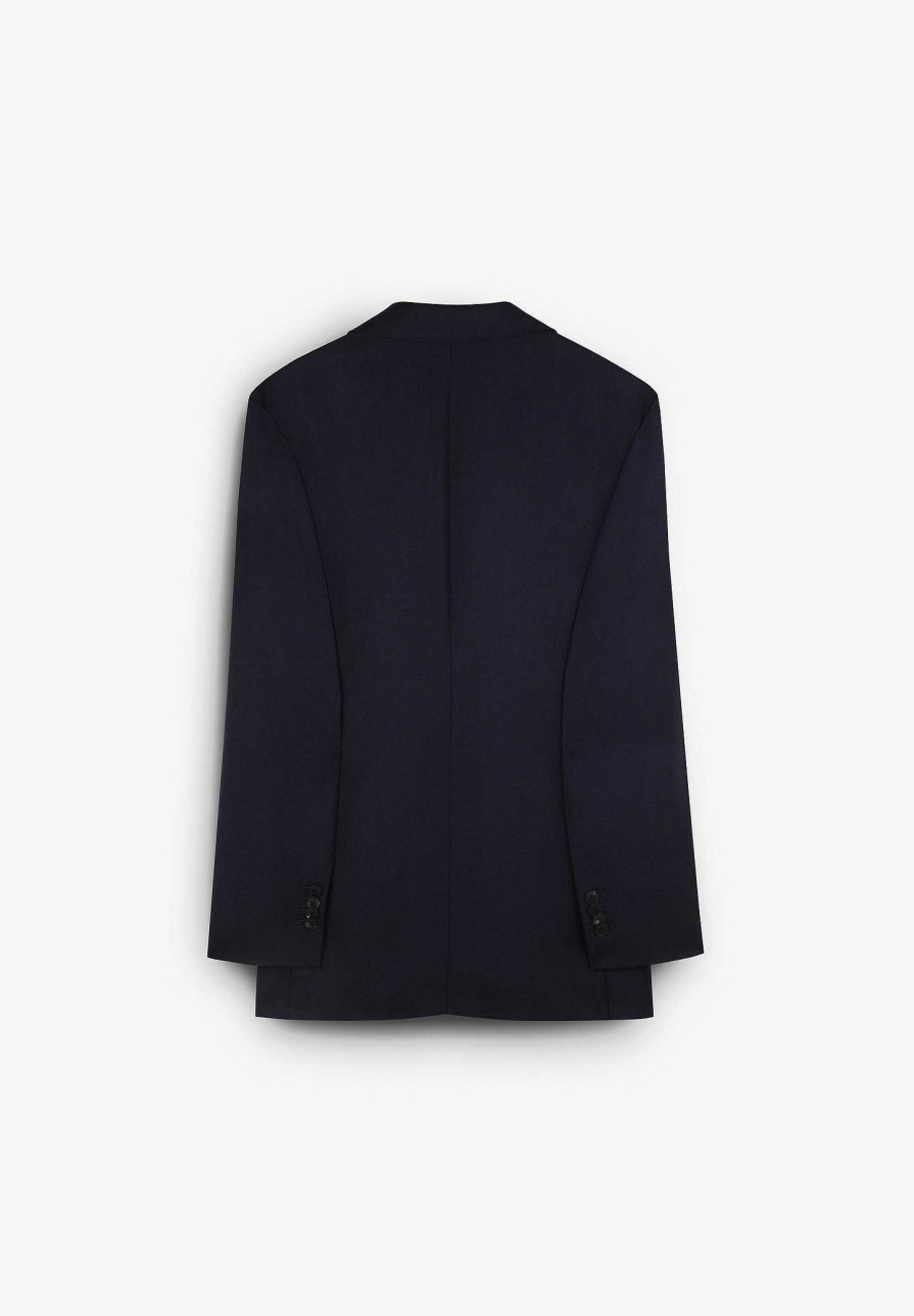 Scalpers Semi-Armed Wool Blazer | American