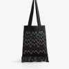 Scalpers Crochet Shopper Bag With Fringed Detail | Shoulder Bags