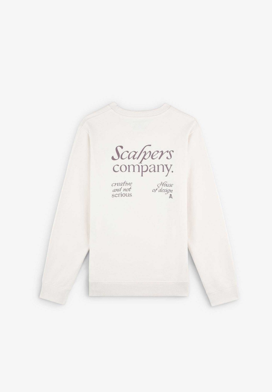 Scalpers Contrast Print Sweatshirt | Sweatshirts