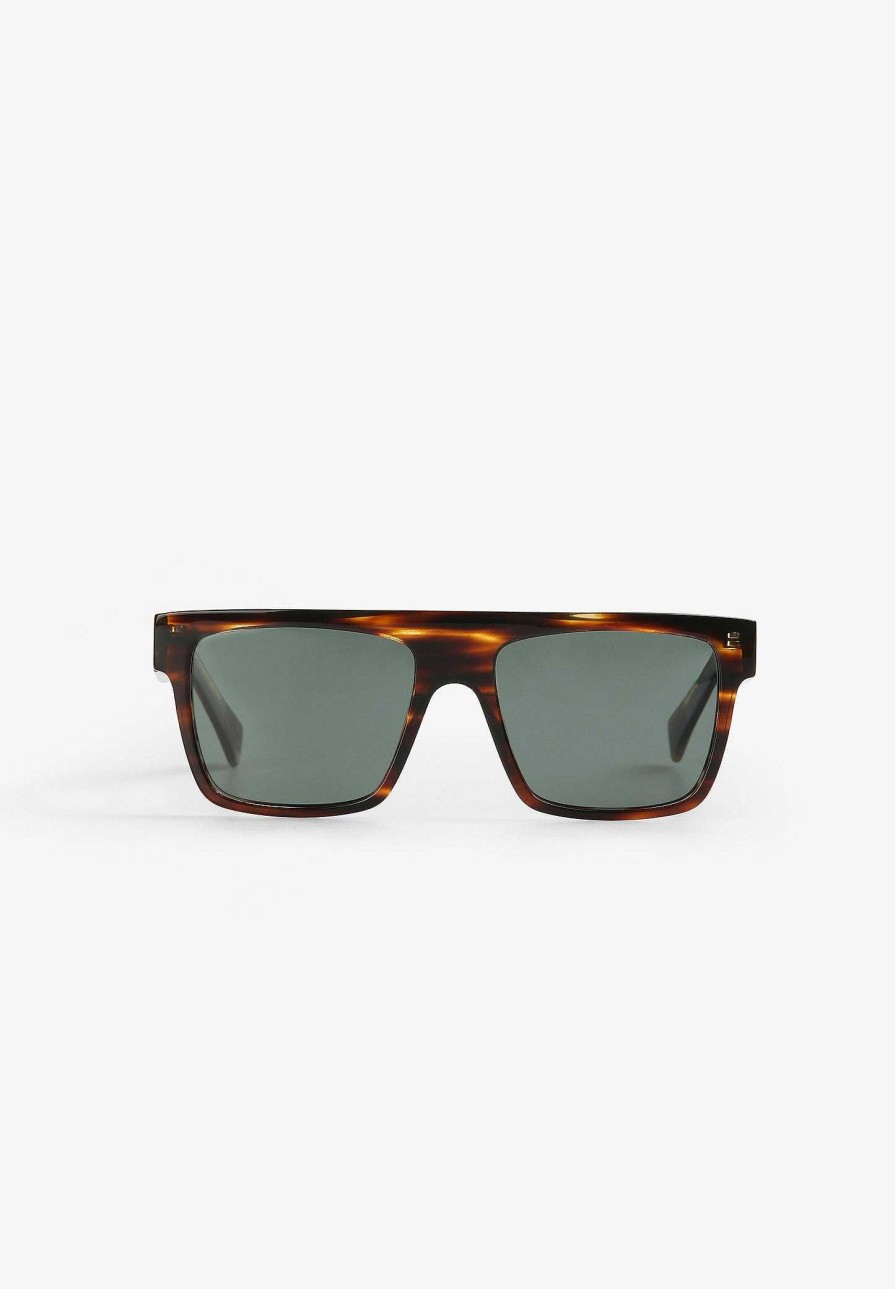 Scalpers Square Tortoiseshell Effect Sunglasses | Glasses