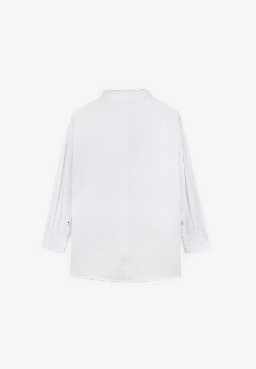 Scalpers Oxford Shirt With Button Collar | Shirts