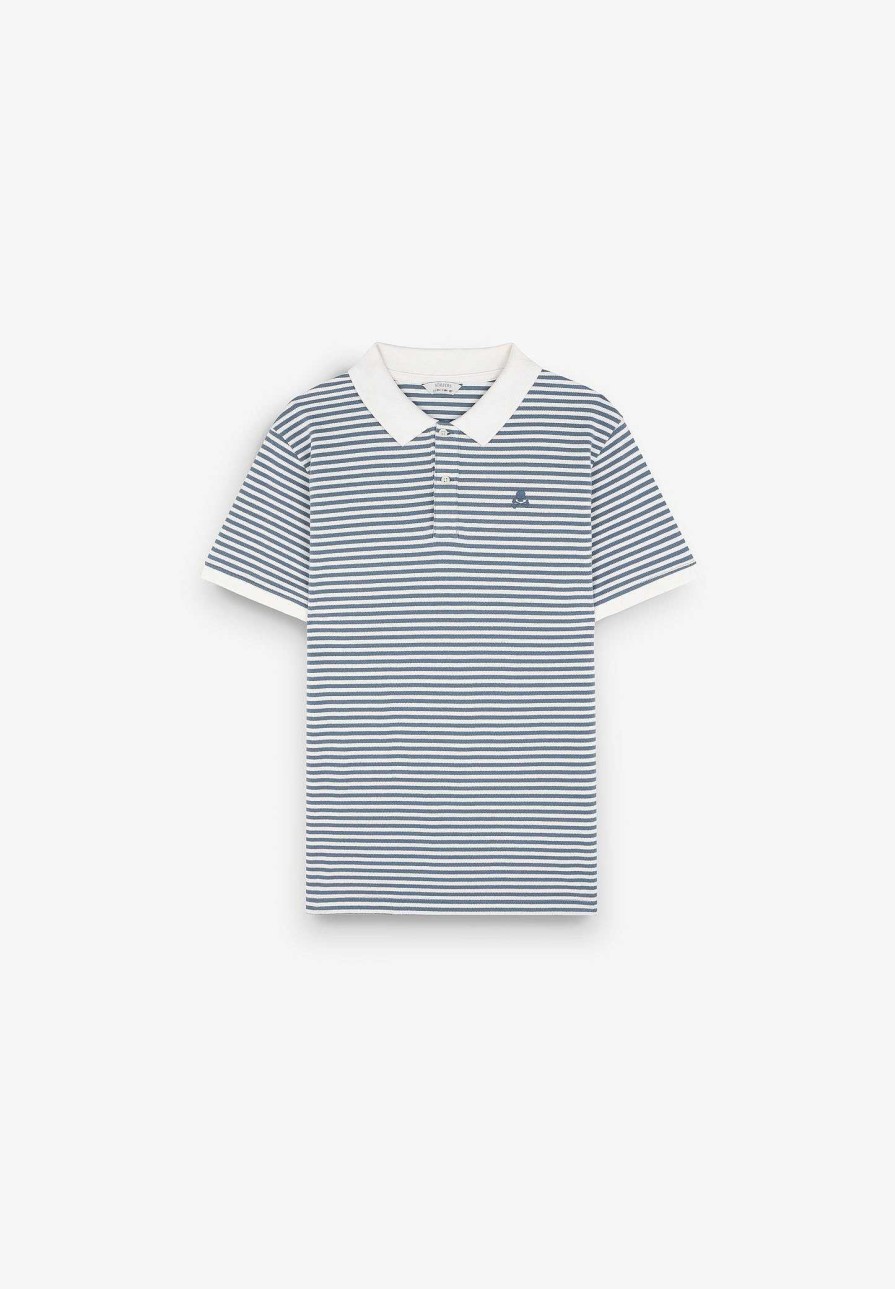 Scalpers Striped Polo | Poles