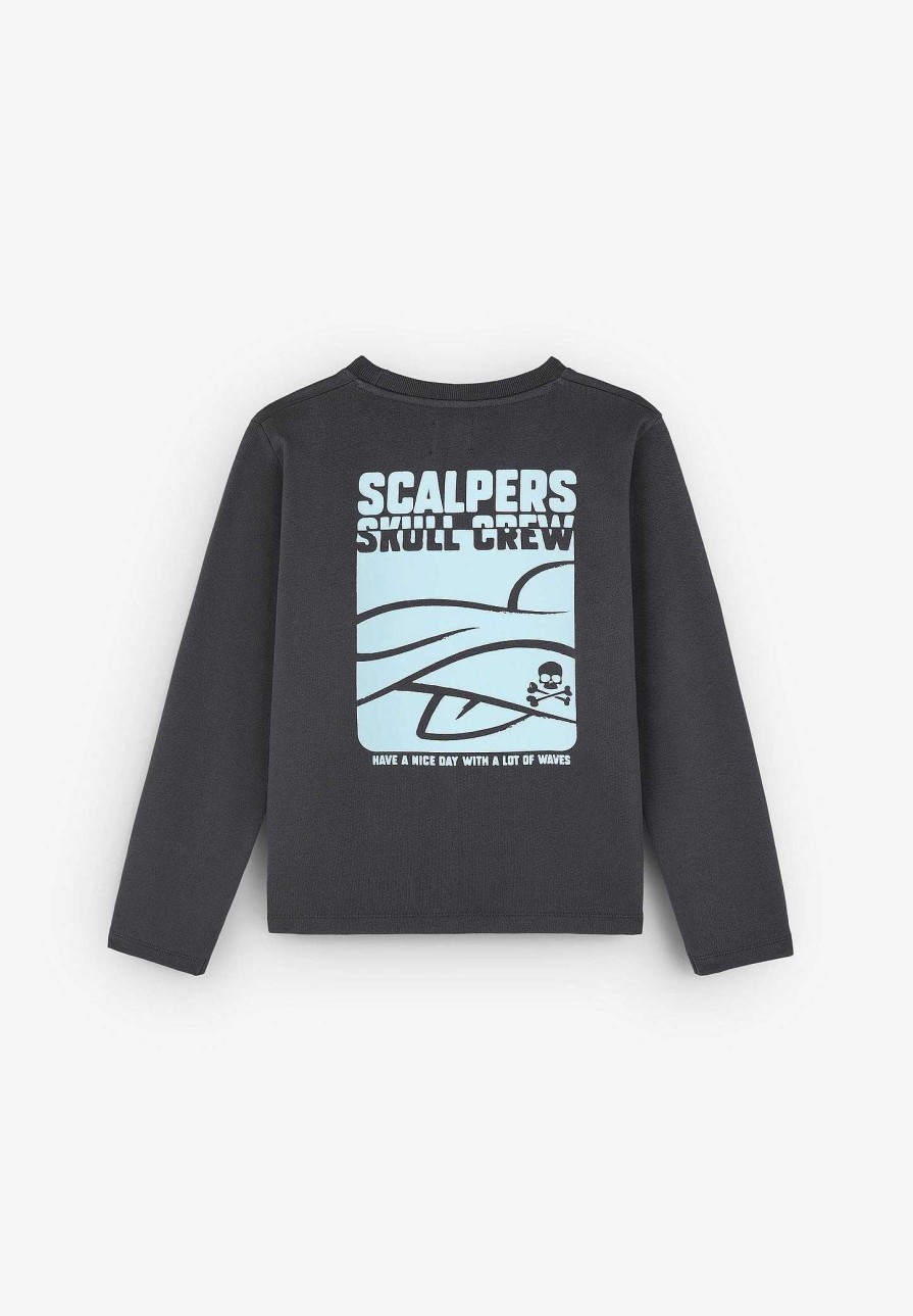 Scalpers Terry Pocket Detail Sweatshirt | Sweatshirts