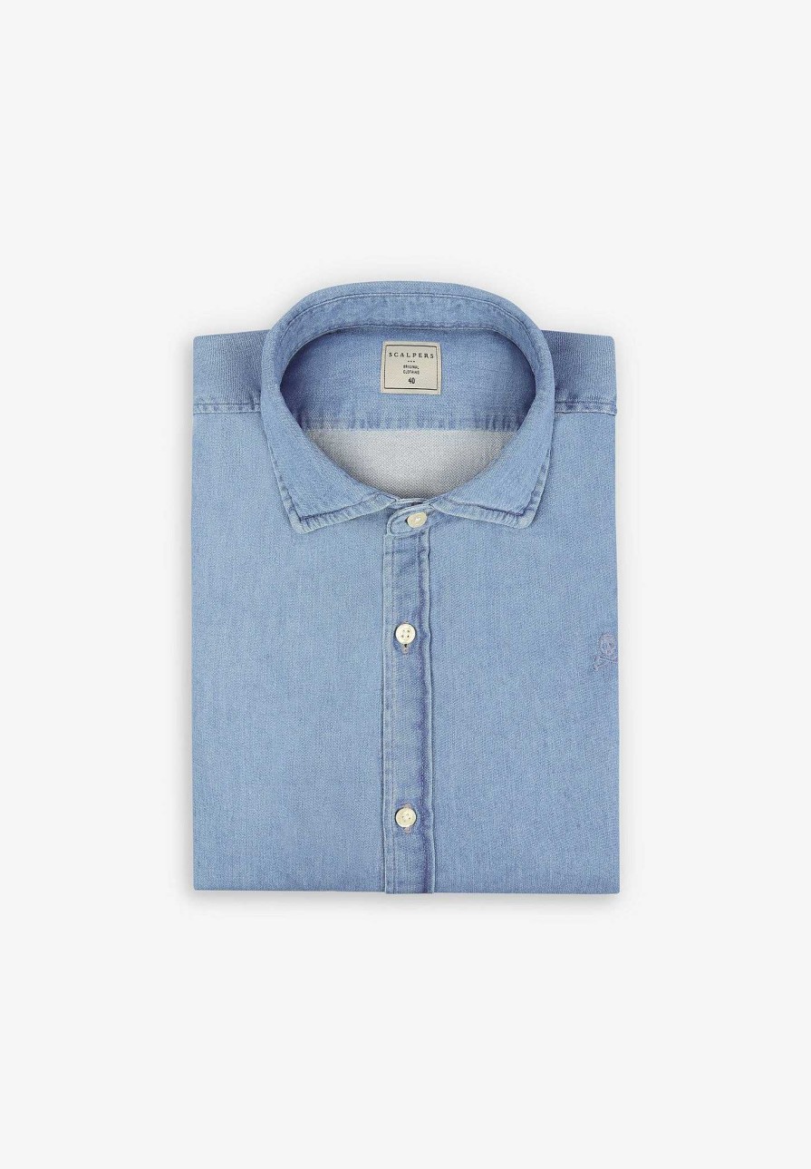 Scalpers Basic Denim Shirt | Casual