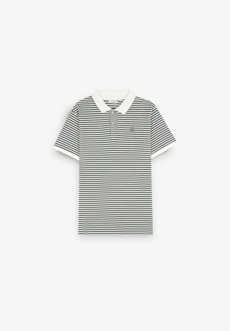 Scalpers Striped Polo | Poles