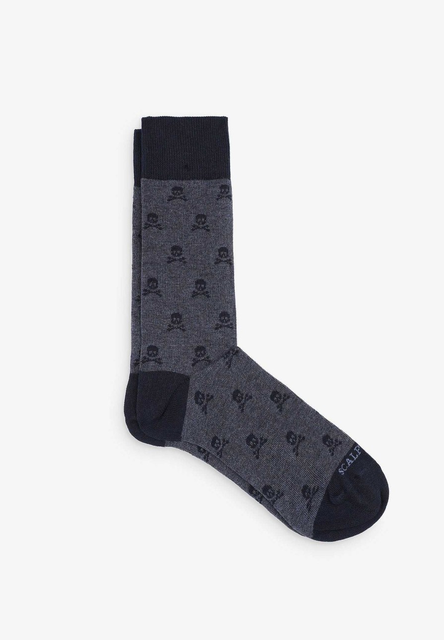 Scalpers Skull Print Socks | Socks