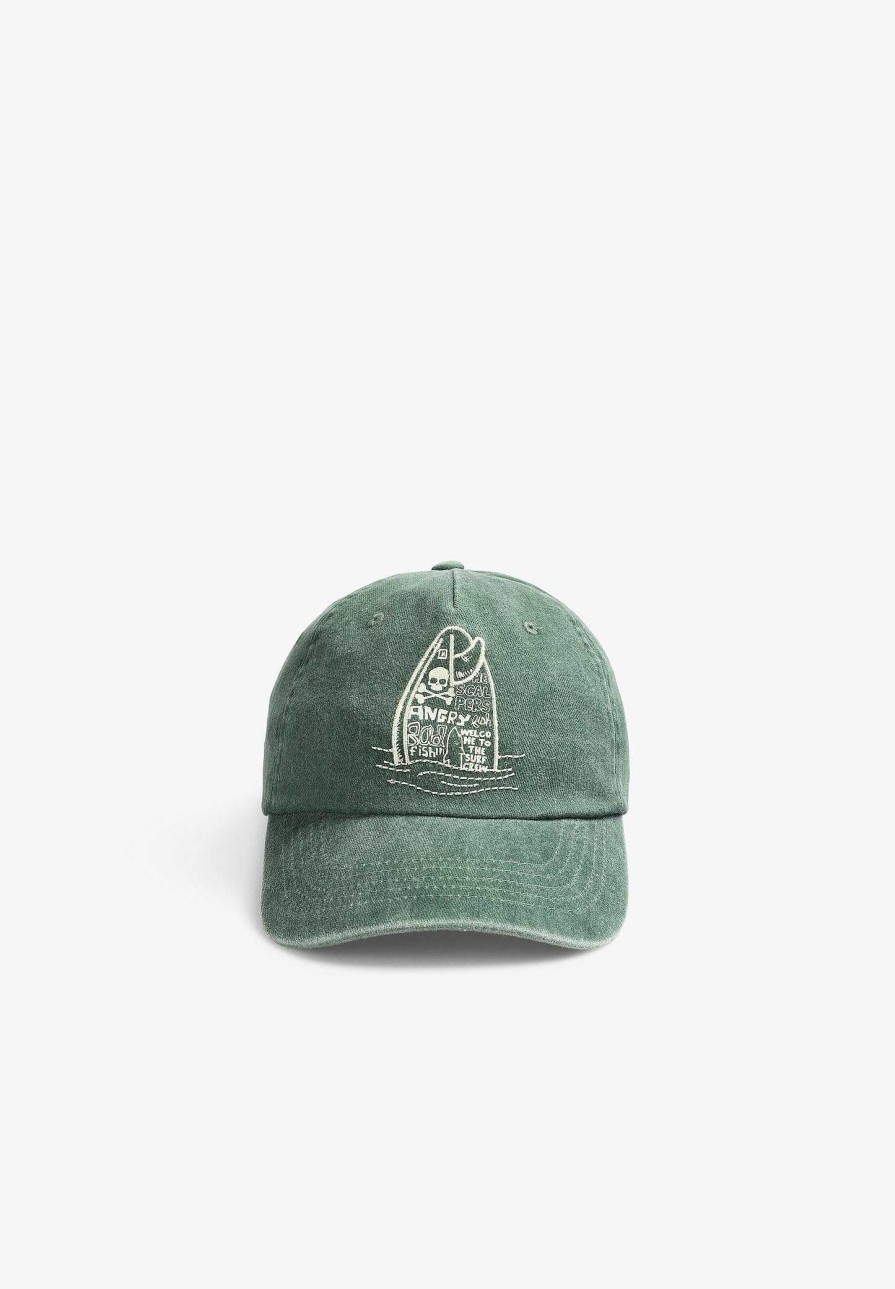 Scalpers Front Embroidery Cap | Caps And Hats