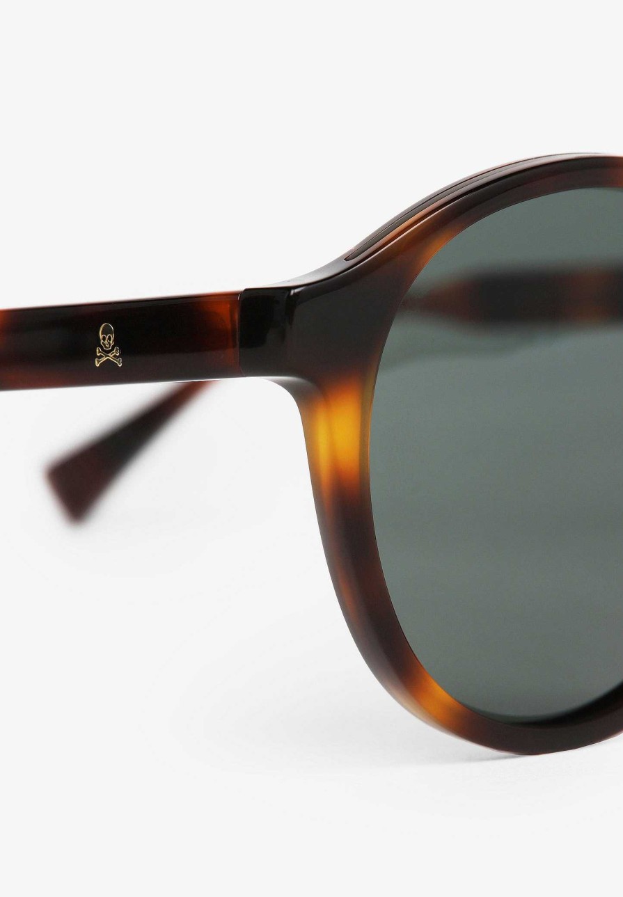 Scalpers Thin Tortoiseshell Sunglasses | Glasses