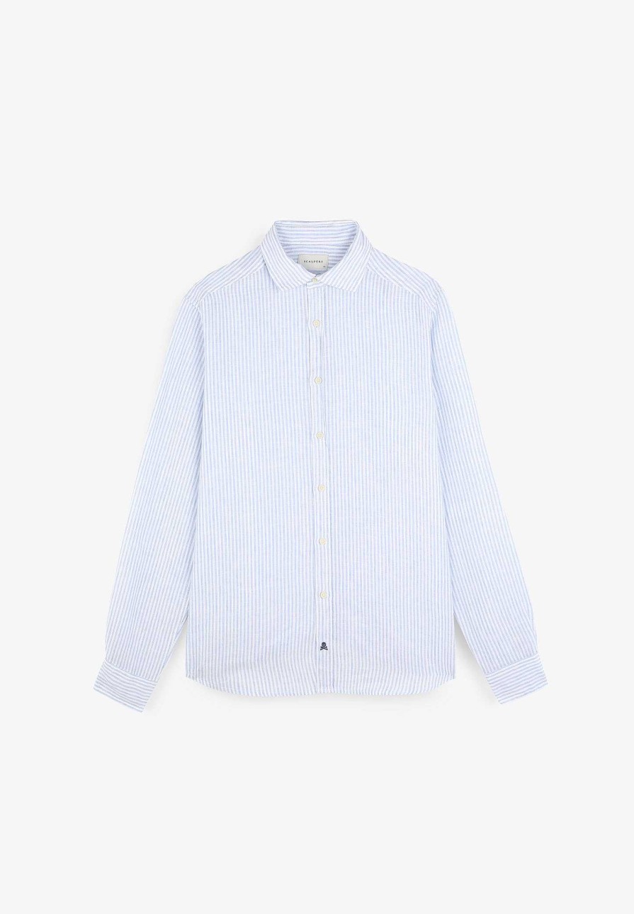 Scalpers Striped Linen Shirt | Casual