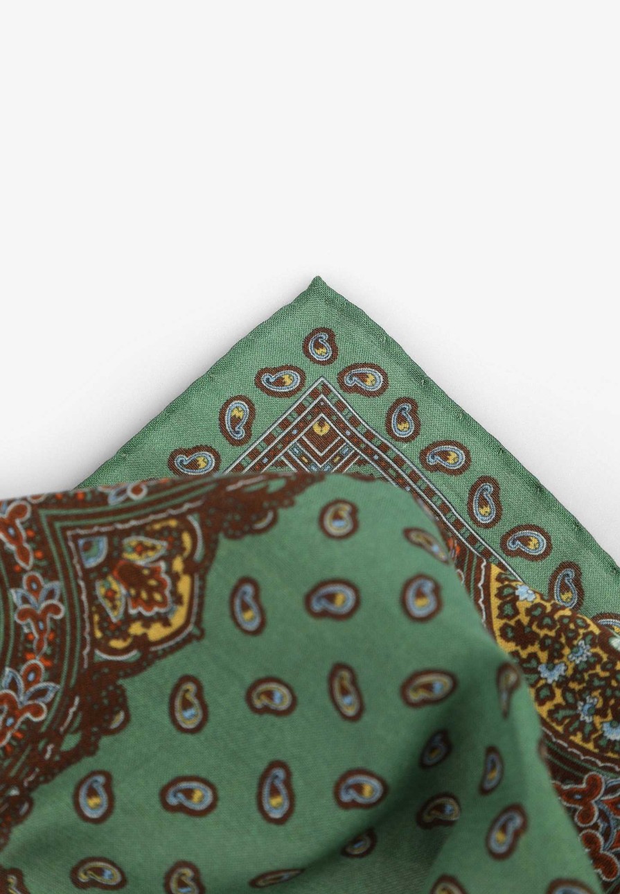 Scalpers Paisley Printed Cotton Scarf | Handkerchiefs