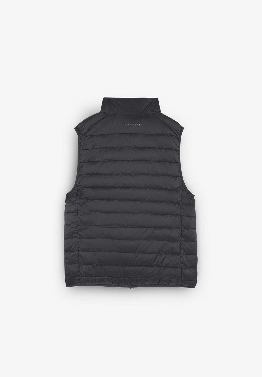 Scalpers Skull Padded Vest | Padded