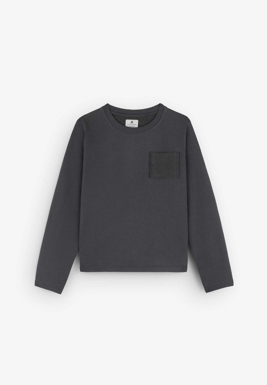 Scalpers Terry Pocket Detail Sweatshirt | Sweatshirts