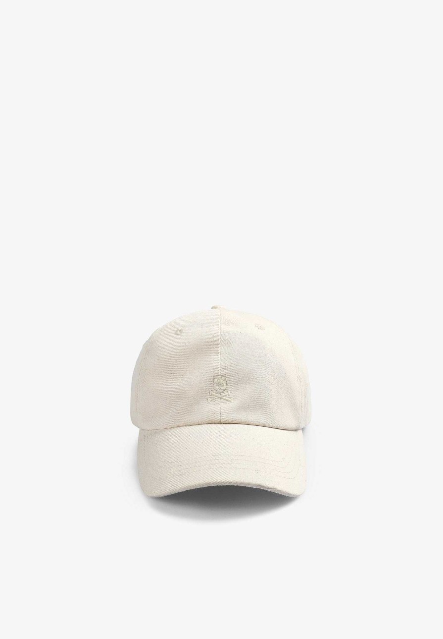 Scalpers Tone Embroidered Skull Cap | Caps