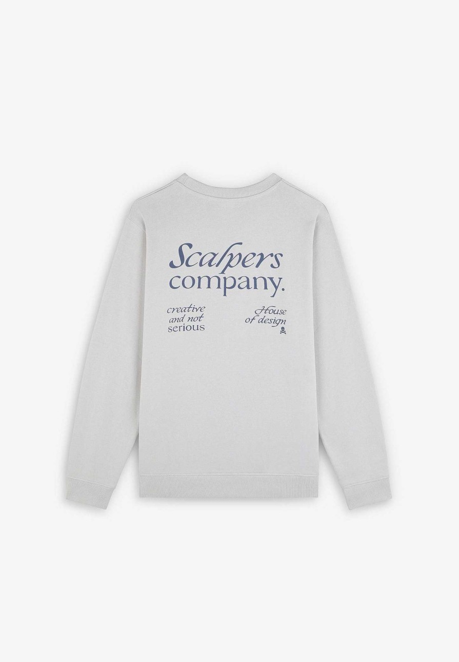 Scalpers Contrast Print Sweatshirt | Sweatshirts