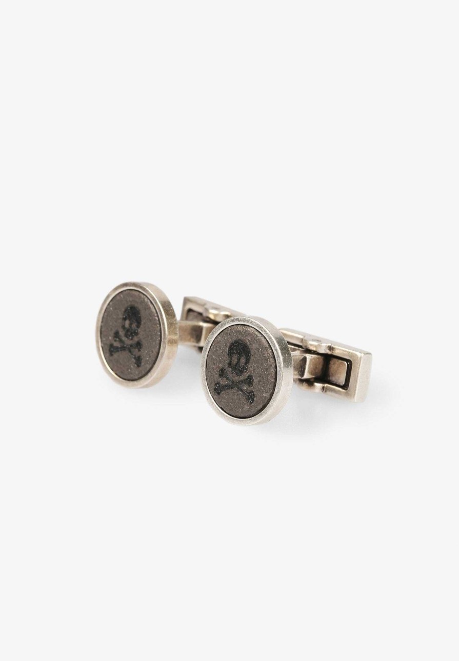 Scalpers Contrast Skull Cufflinks | Twins