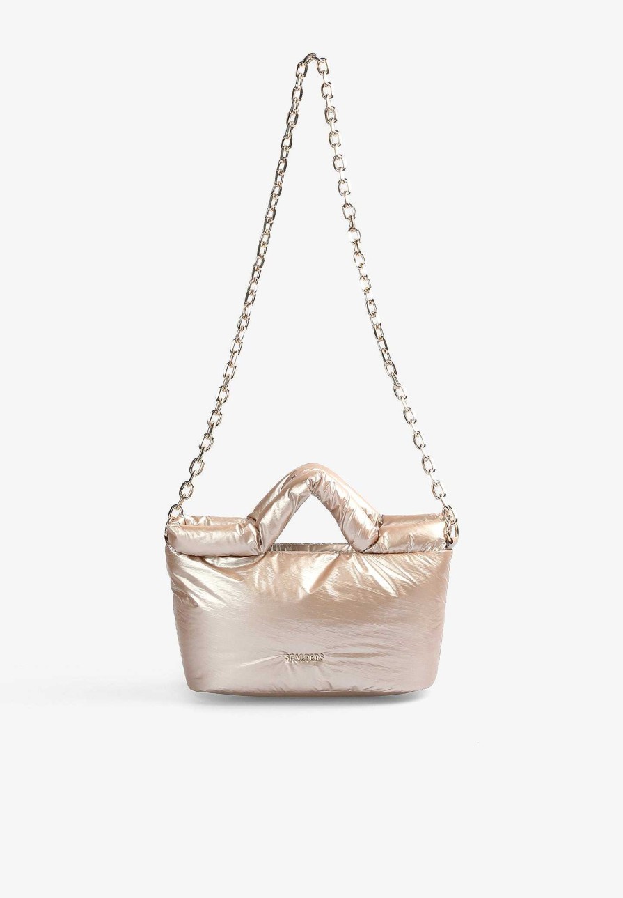 Scalpers Mini Metallic Chain Bag | Shoulder Bags