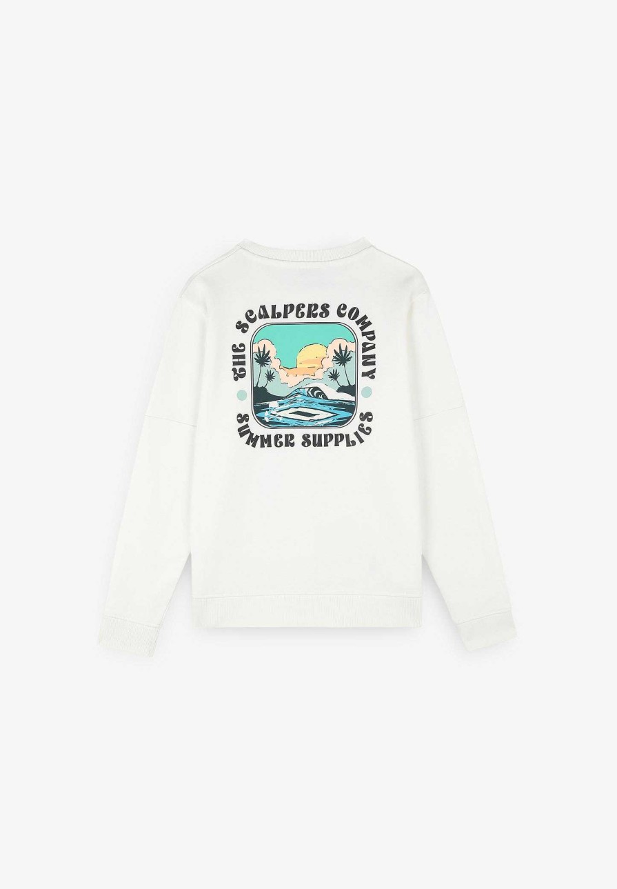 Scalpers Cut Detail Sweatshirt | Sweatshirts