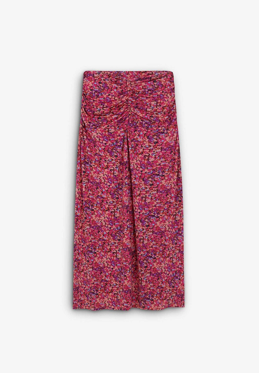 Scalpers Gathered Cord Midi Skirt | Skirts