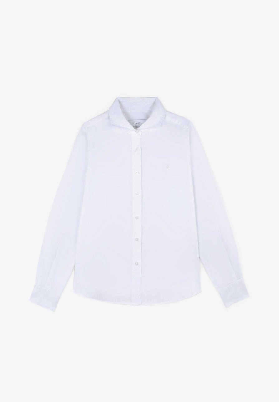 Scalpers Classic Embroidered Chest Shirt | Shirts