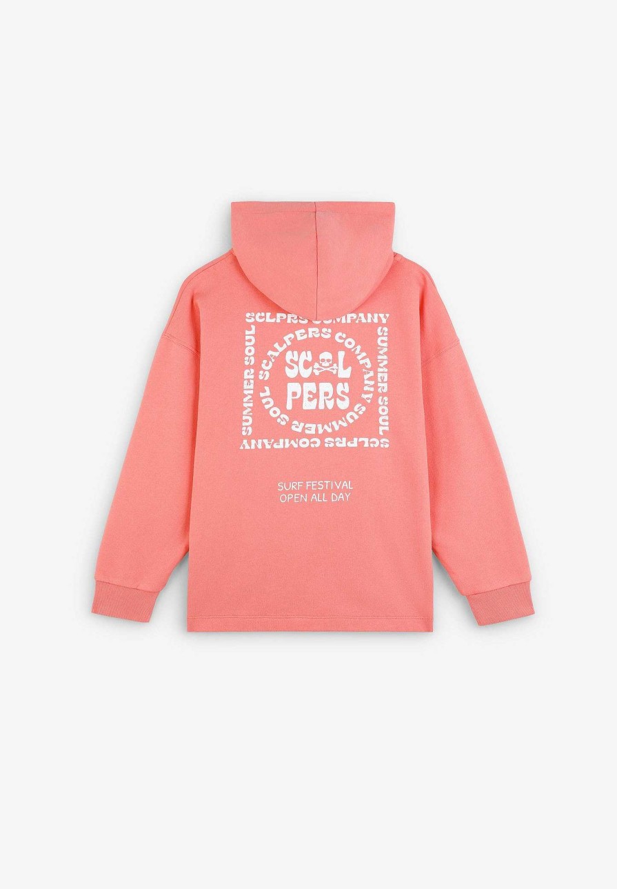 Scalpers Zipper Hooded Sweatshirt | Sweatshirts