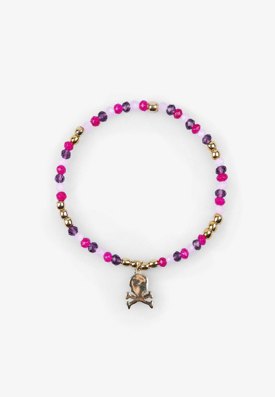 Scalpers Skull Beads Bracelet | Imitation Jewelry